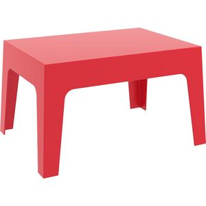Alterego Lage, rode tafel 'MARTO' uit kunststof