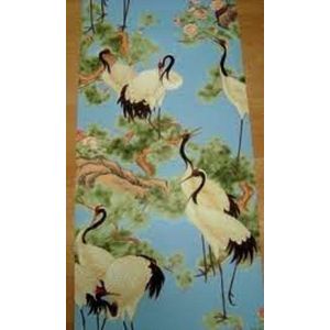 KRAANVOGEL BEHANG BLAUW 7686-29