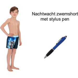 Nachtwacht Zwemshort - Zwembroek - boys. Maat 146/152 cm - 11/12 jaar + EXTRA 1 Stylus Pen.