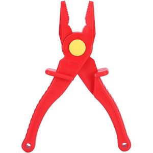 Isolatietang 1000 V Bestand Hoge Druk Plastic Platte Neus Tang Handgereedschap - 8 inch