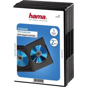 Hama 04751294 DVD Dubbel-box - 5 stuks