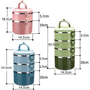 Lunchpot / Thermische lunchbox, thermo-lunchbox, thermohouder -food container, warming container for soup and dishes