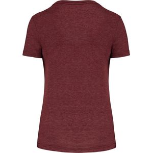 Damessport-T-shirt triblend met ronde hals 'Proact' Wine Heather - XXL