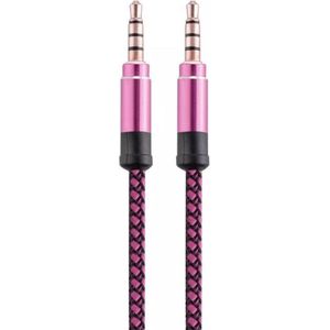 Jack Kabel 3.5 mm  - Male to Male - Universeel - Roze - 3 meter - Allteq