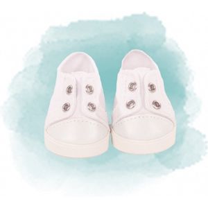 Götz poppenkleding witte sneakers voor pop van 42-50cm