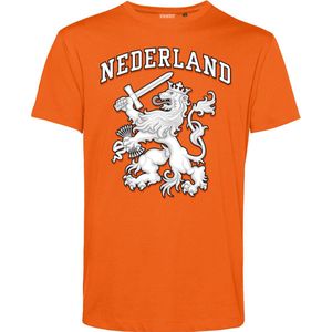 T-shirt Leeuw Met Zwaard | Koningsdag kleding | Oranje Shirt | Oranje | maat 5XL