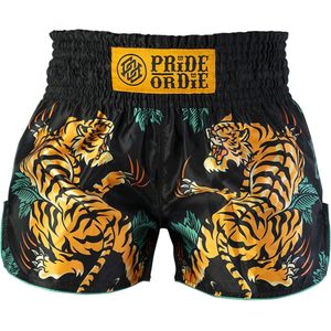 Pride or Die Muay Thai Kickboks Short Tiger Unleashed V.2 maat M