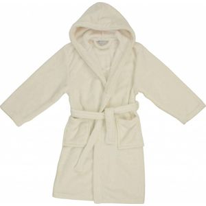 Angelfish Kinder Badjas - Kamerjas - Fleece - Beige - Maat 92