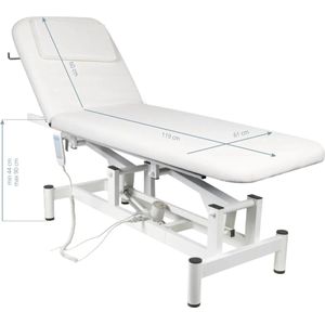 Elektrische massagetafel 079 witt