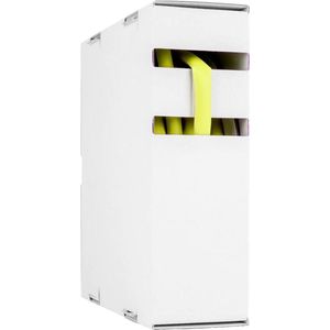 Hongshang 2111114048 Krimpkous zonder lijm Geel 19.00 mm 9.50 mm Krimpverhouding:2:1 5 m