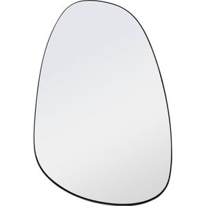 Wandspiegel - Zwart - Hoogwaardig Spiegelglas - 50 x 75 cm