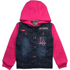 Lee Cooper Jasje vestje LC denim roze Kids & Kind Meisjes Roze, Blauw - Maat: 98/104