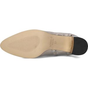 Notre-V 8543 Enkellaarsjes - Enkelboots met rits - Dames - Goud - Maat 40