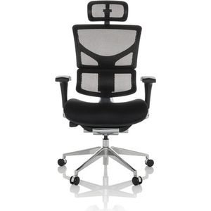 ERGO-U2 FM stof / netstof - High end bureaustoel Zwart