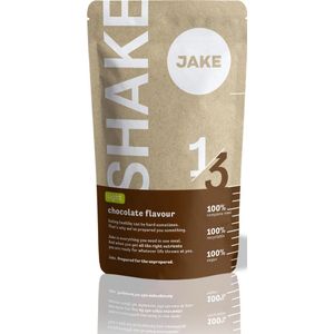 Jake Chocolade Light 80 Maaltijden - Vegan Maaltijdvervanger - Poeder Maaltijdshake - Plantaardig, Rijk aan voedingsstoffen, Veel Eiwitten - Shakes