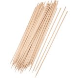 Elite 200x Bamboe houten sate prikkers/spiezen - bbq sticks - 25 cm