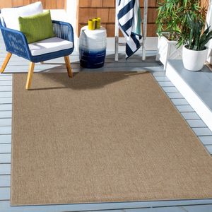 Natur Vloerkleed Dhaka Buitenkleed Sisal Laagpolig Indoor en Outdoor Beige- 200x290 CM