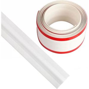Zelfklevende PVC Vloer Kabelbrug Kabelafdekking Wit 2m