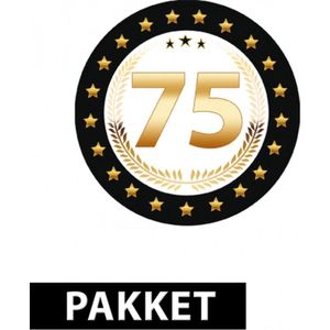 75 jaar versiering pakket klein