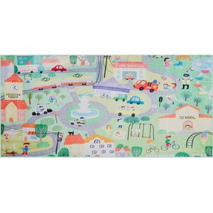 KEMER - Kindervloerkleed - Multicolor - 80 x 150 cm - Polyester
