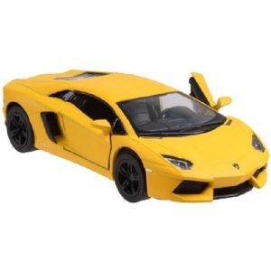 Kinsmart Sportwagen Lamborghini Veneno 1:36 Die-cast Geel