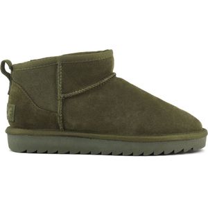 Short Winter boot in suede