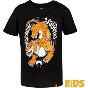 Venum Tiger King Kids T Shirt Zwart maat Kids - 12 Jaar
