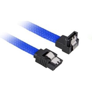 Sharkoon SATA 3 SATA-kabel 0,45 m Zwart, Blauw SATA 7-pin