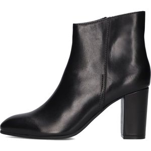 Notre-V Diane-02 Enkellaarsjes - Enkelboots met rits - Dames - Zwart - Maat 42