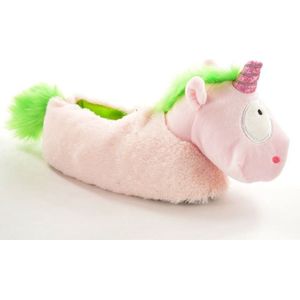 Unicorn dieren pantoffel roze maat 34-35