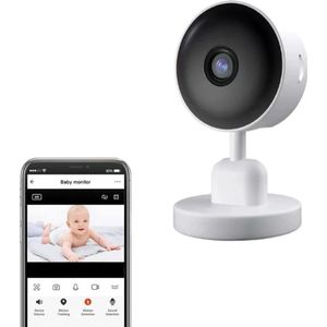 WiREO KidConnect WiFi™ Babyfoon met Camera en App - WiFi 2,4 Ghz - HD - Werkt met Tuya - Motion Tracking - Nightvision