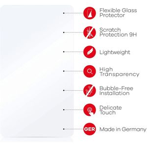 upscreen - Screenprotector voor Standaardmaten mit 19 inch Schermen [410.9 mm x 257 mm, 16:10] Folie Beschermfolie Beschermglas transparant
