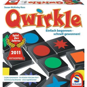 Qwirkle - Bordspel met tegels voor tactisch en strategisch denken - Speelduur 30-45 minuten - Aanbevolen leeftijd vanaf 6 jaar