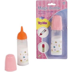 Toys Amsterdam Magische Drinkfes Meisjes 14,5 Cm Wit/Roze