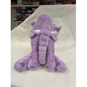 Paarse olifant - grote zachte pluche knuffel - baby en kind - kraamcadeau - meisje - babyshower kraamkado - knuffelvriend om te slapen-knuffelbeer-olifant-giraf-- super zacht en super lief XXL! - 65 cm - origineel cadeau - kussen + knuffeldier