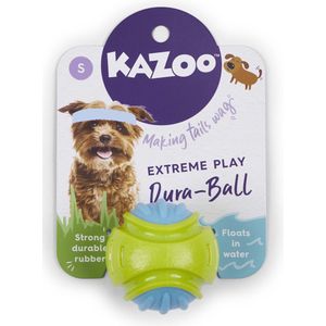 Kazoo | Extreme Play Dog DuraBall - Small | Premium kwaliteit - Honden speelgoed - Speelgoed - Speeltjes - Hondenbal - Buitenspeelgoed - Frisbee - Sterk Duurzaam Rubber - Drijft in water - Drijvende Hondenbal