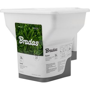 Bradas WHITE LINE - Graszaad - zaad - zoudstrooier - kunstmest- handstrooier - 3L - hoge kwaliteit