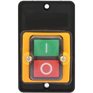 Waterdichte Driefasige Uitschakelaar AAN/UIT-drukknopschakelaar Start-stopschakelaar Voor Mechanische Apparatuur Textielmachines AC220V/380V 10A