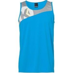 Kempa Core 2.0 Singlet Kempablauw-Donker Grijs Melange Maat 3XL