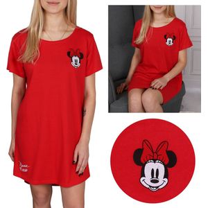 Minnie Mouse DISNEY Rood damesnachthemd met korte mouwen