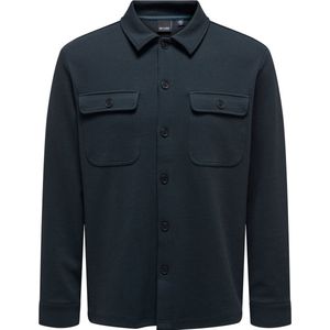 Only & Sons Overhemd Onsnewkodyl Overshirt Sweat Noos 22021279 Dark Navy Mannen Maat - M