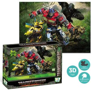 TRANSFORMERS - Rise of the Beasts - Puzzel 7+ - 32 x 23 cm - 150 stukjes - Transformers Speelgoed
