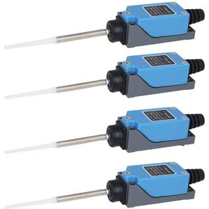 4 STKS Antrader ME-8166 Draaibare Plastic NC-NO Momentary Roller Hendel Arm Limit Schakelaar voor CNC Mill Laser Plasma