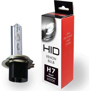 Blanco HID-Xenon lamp H7 Short 6000K, 1 stuk