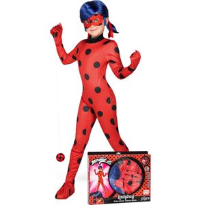 VIVING COSTUMES / JUINSA - Ladybug Miraculous kostuum voor kinderen - 152 - 158 (12 - 14 jaar)