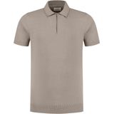 Regular fit Knitwear Polo Taupe (24010804 - 53)