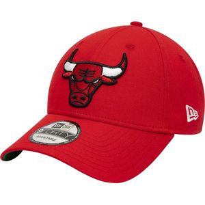 New Era 9FORTY Chicago Bulls NBA Team Side Patch Cap 60298790, Mannen, Rood, Pet, maat: OSFM