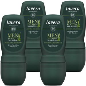 Lavera Men Refreshing 24H Deodorant Roll-on (4x 50ml)