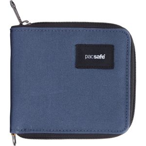 Pacsafe Portemonnee - 11 x 8 x 2 cm - Pasjeshouder - RFID-blokkerend - Beveiligde Portemonnee - Anti-diefstal Pasjeshouder - Gerecycled Polyester - Blauw
