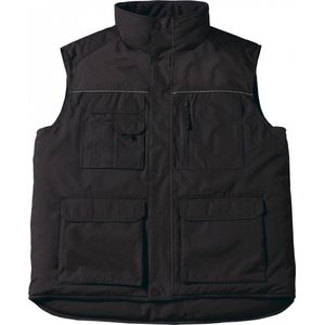 Bodywarmer Unisex XXL B&C Mouwloos Black 100% Polyester